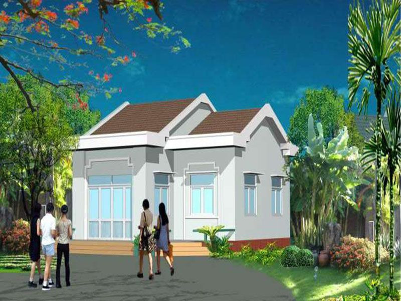 alt Mẫu nhà cấp 4 hiện đại