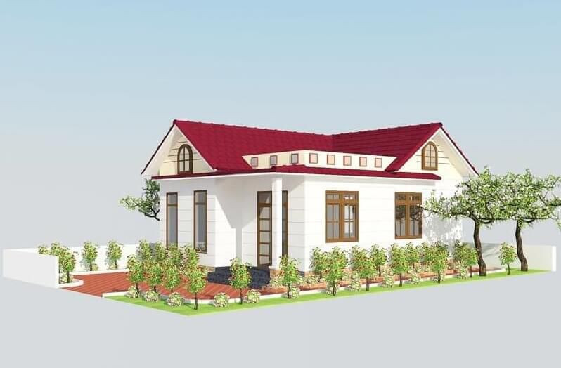 alt text: Mẫu nhà cấp 4 đẹp