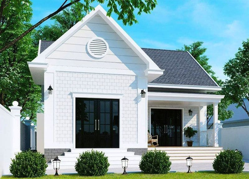 alt text: Nhà cấp 4 3 phòng ngủ