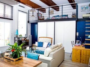 Alt text: Nhà cấp 4 gác lửng mái tôn