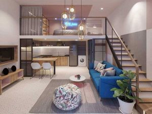 Alt text: Nhà cấp 4 gác lửng sang trọng