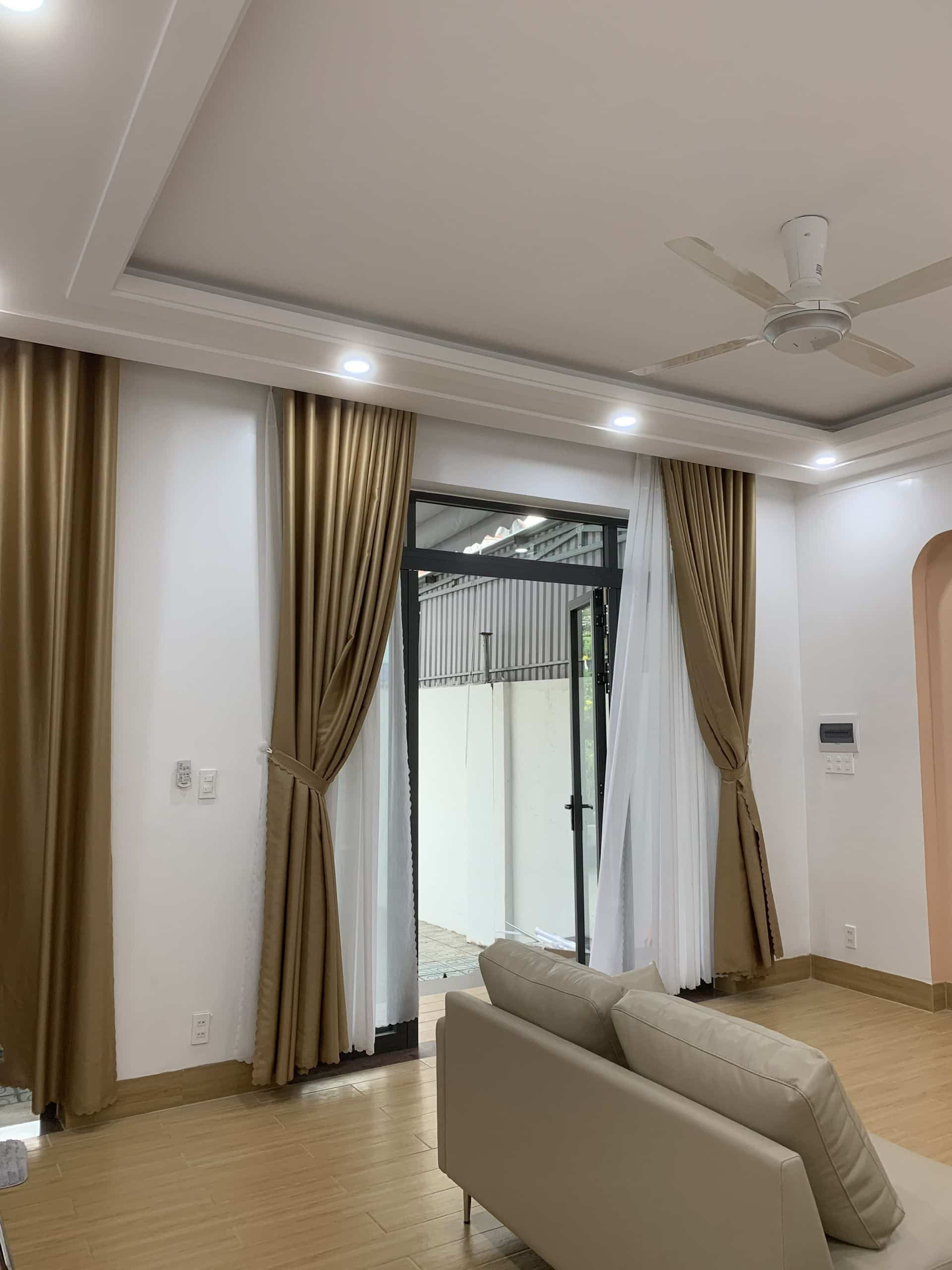 Hình ảnh cận cảnh ngoại thất nhà cấp 4 mái tôn
