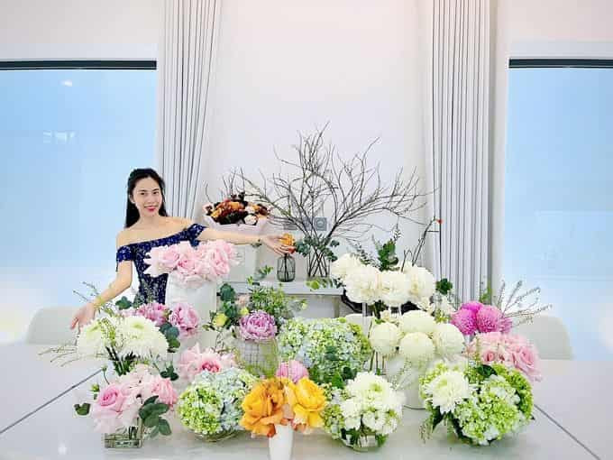 Hình ảnh một góc khác trong biệt thự của Thủy Tiên