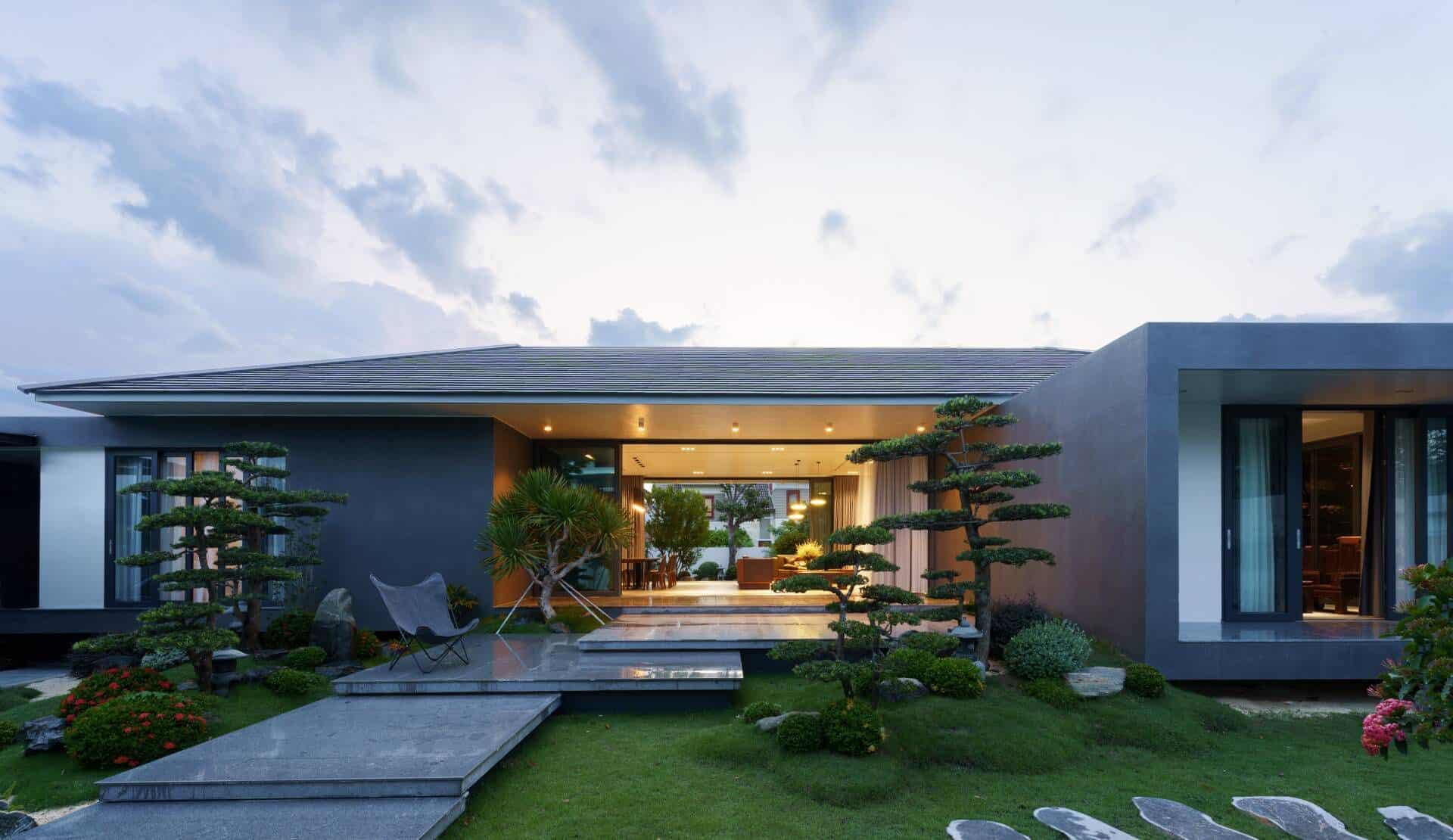 Mái nhà cấp 4 kiểu Nhật