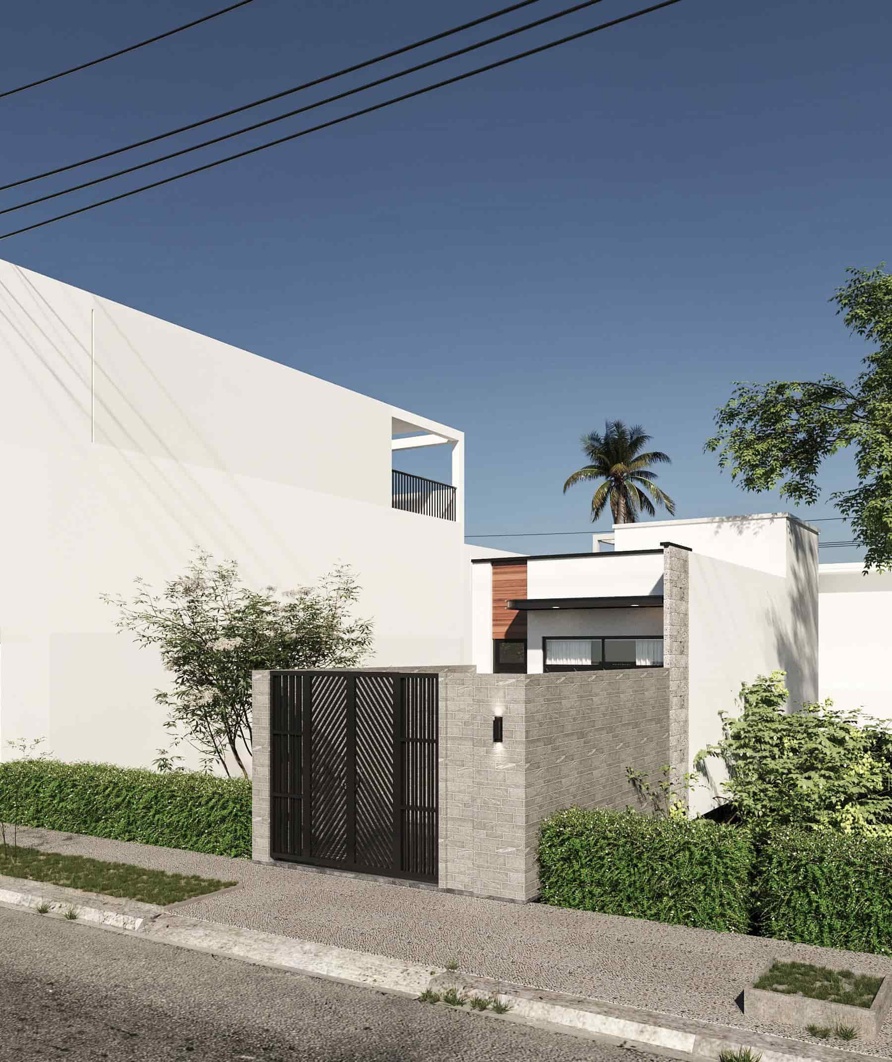 Mặt tiền nhà ống gác lửng ở Vũng Tàu