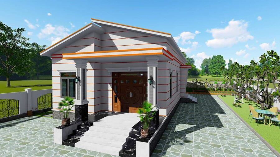 Mẫu nhà 2 phòng ngủ 4