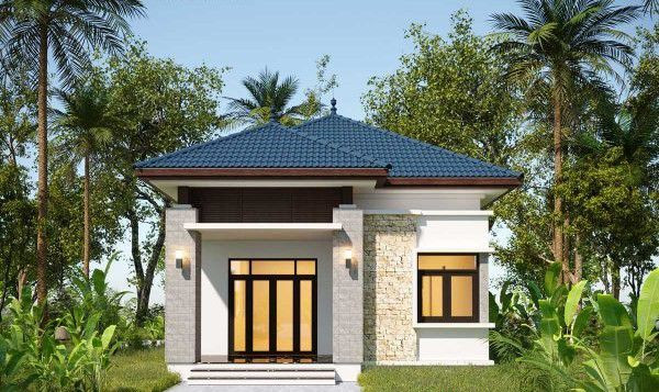 Mẫu nhà cấp 4 500 triệu đẹp ở Cà Mau