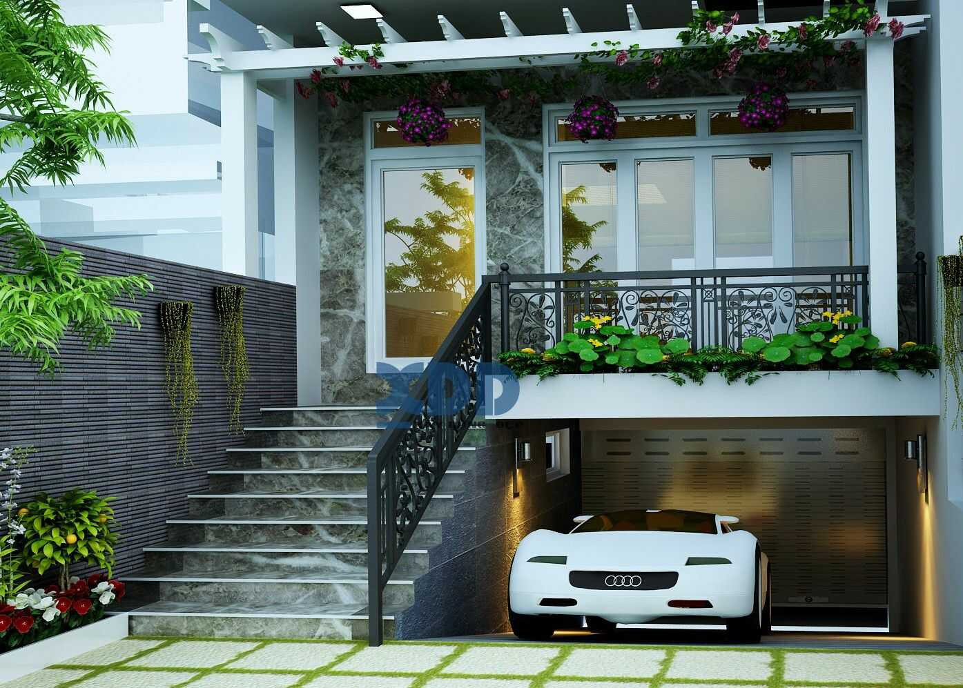 Mẫu nhà có tầng hầm hiện đại