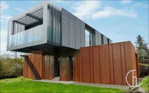 Mẫu nhà container 2 tầng hiện đại