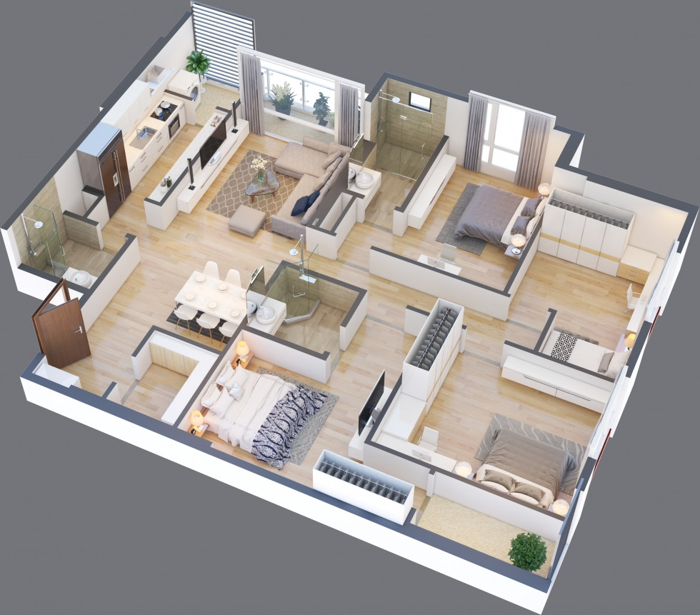 Mẫu nội thất 3D 10