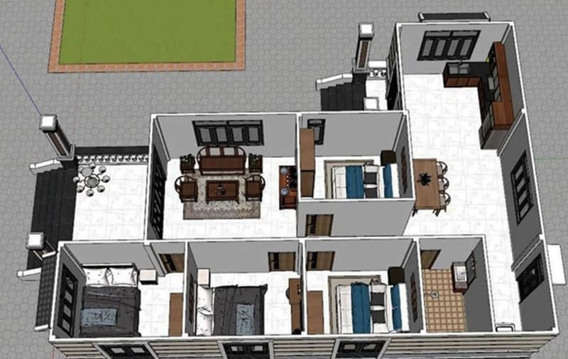 Mẫu nội thất 3D 7