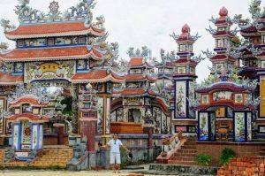 Một lăng mộ có kiến trúc độc đáo