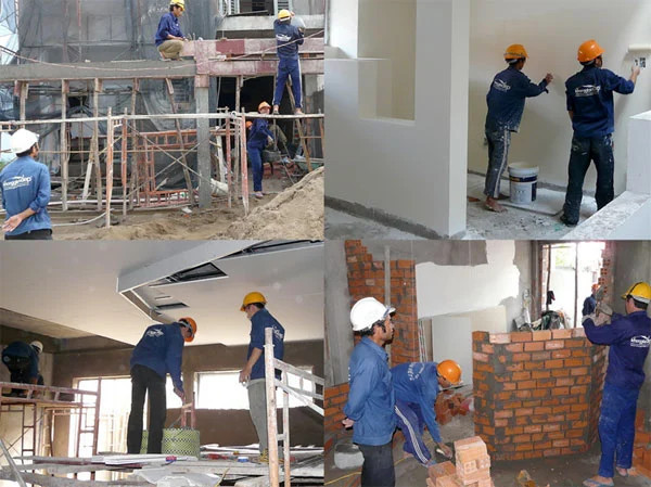 Nhà 2 tầng hiện đại với không gian xanh