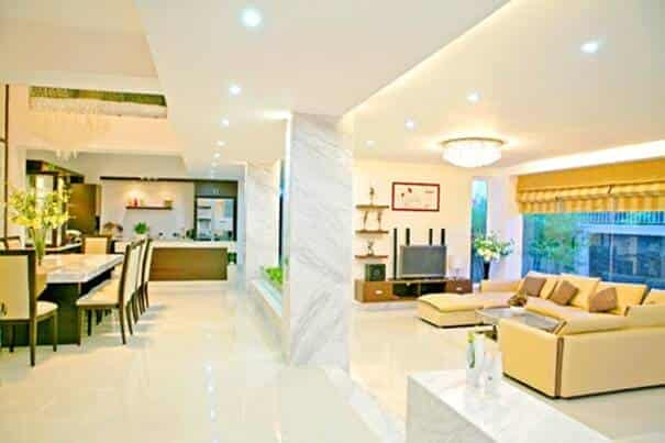 Nhà bếp và phòng khách nhà Quyền Linh