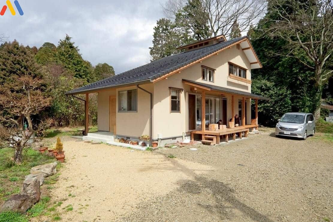 Nhà cấp 4 kiểu Nhật có gác mái