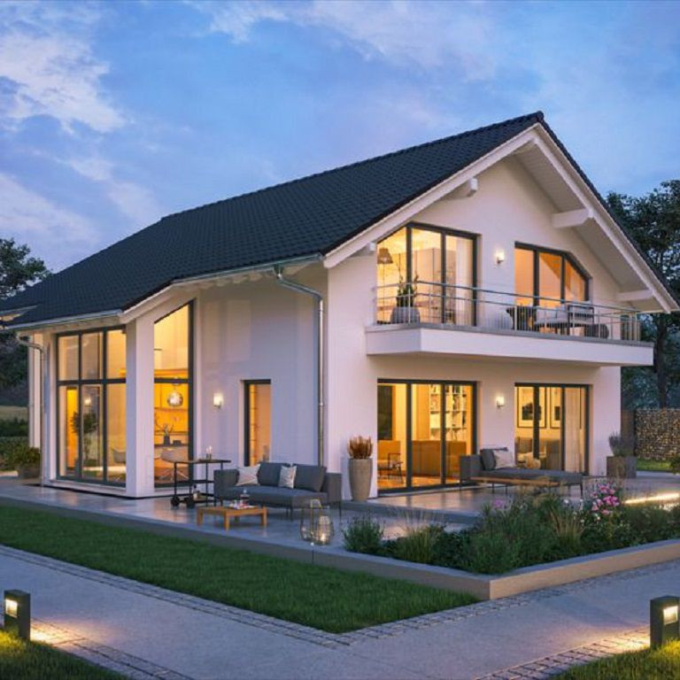 Nhà cấp 4 mái chữ A có gác lửng