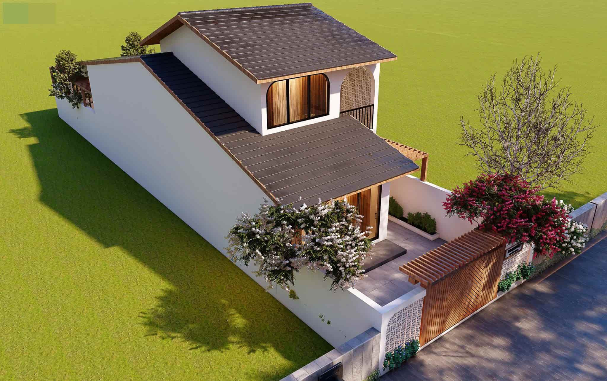 Nhà cấp 4 mái Nhật