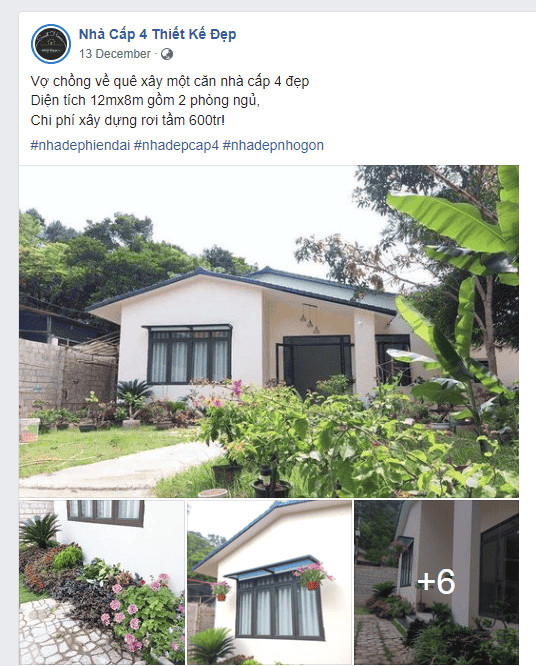 Nhà cấp 4 nông thôn 100m2