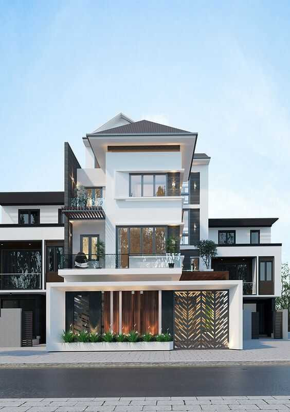 Nhà mái thái 2 tầng sang trọng