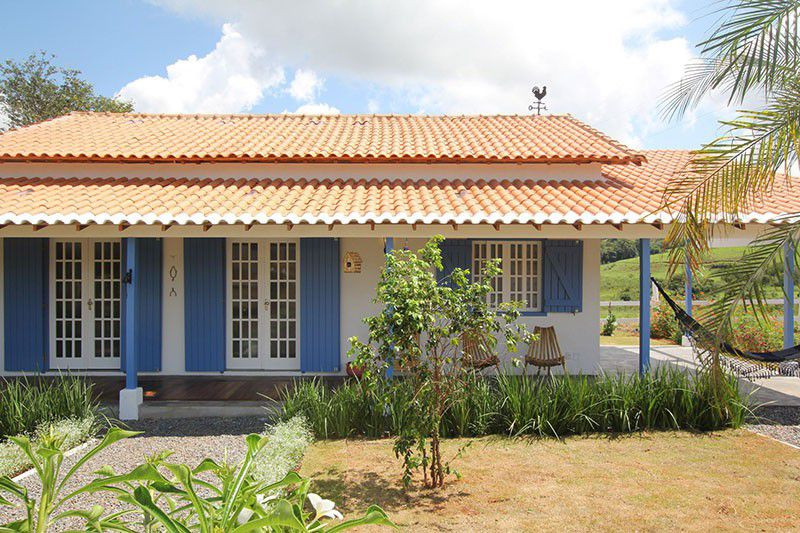 Nhà vườn cấp 4 phong cách Địa Trung Hải