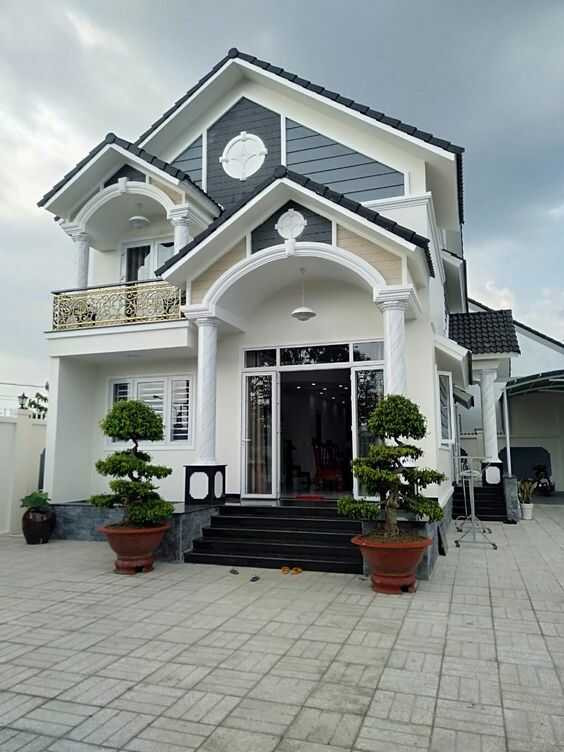 Nội thất nhà mái thái 2 tầng diện tích vuông