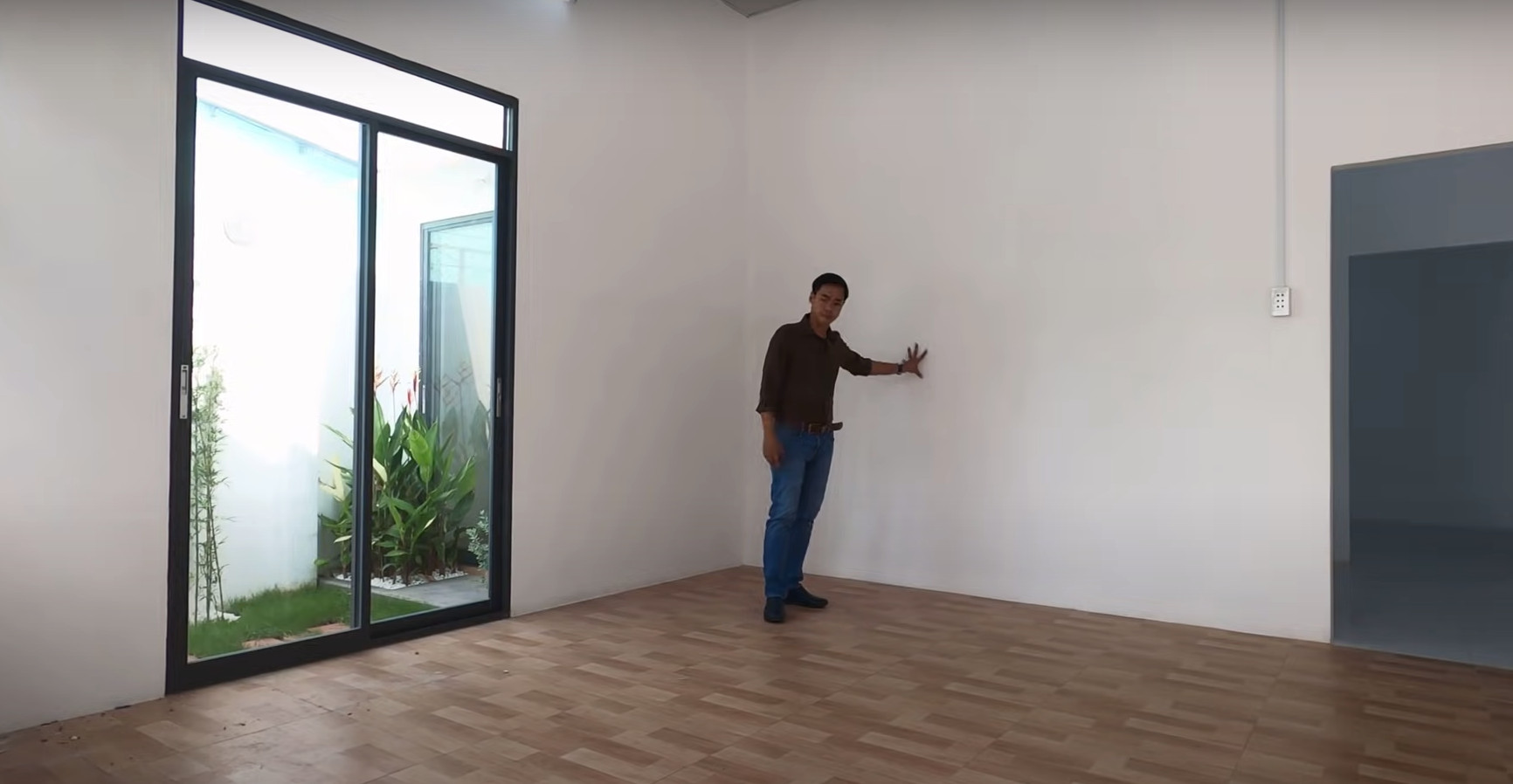 Phòng khách chưa bày trí nội thất