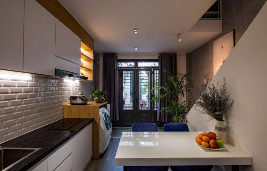 Phòng khách và bếp liên thông