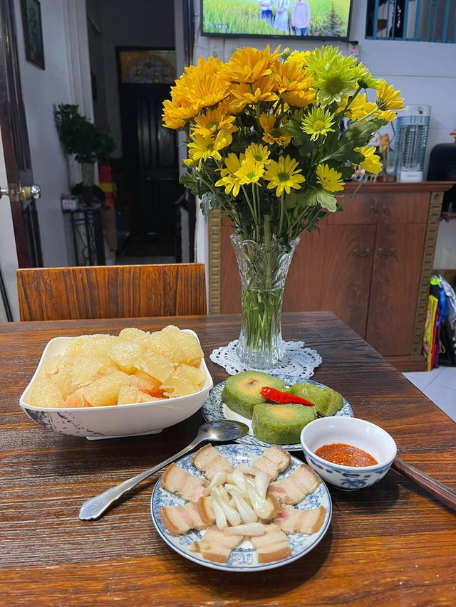Quang Linh trong bếp