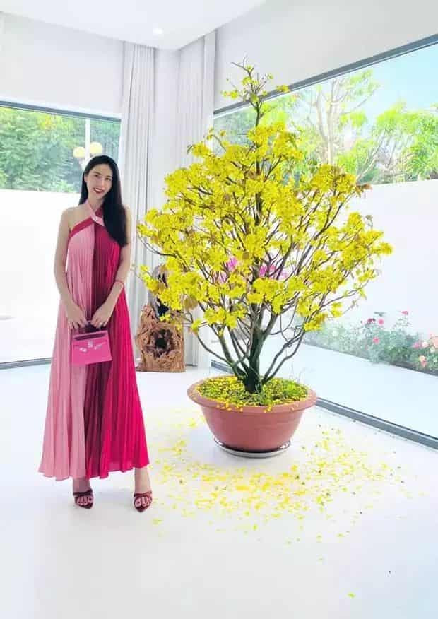Thủy Tiên trong biệt thự