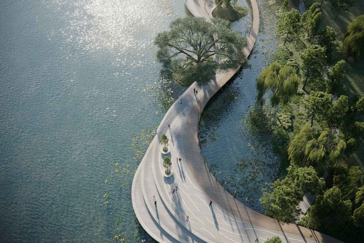 Bức tranh Blue Zones Ecovillage Saigon River có những gì?