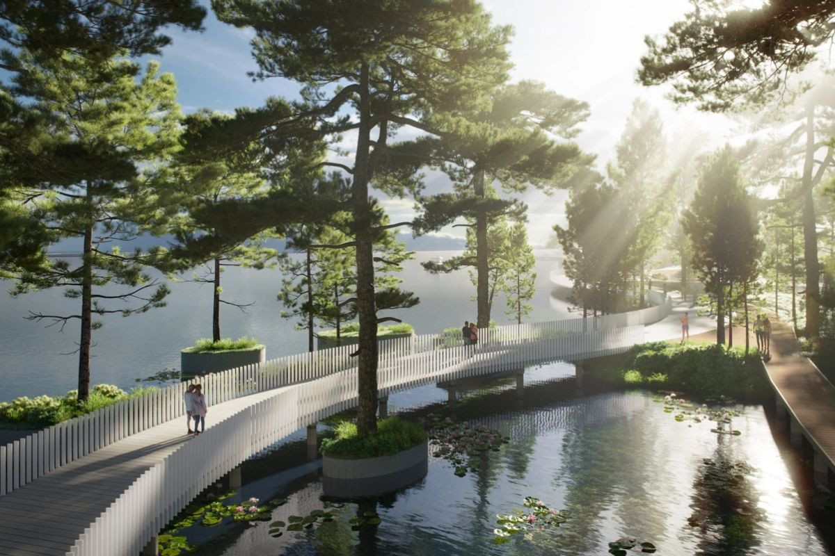 Bức tranh Blue Zones Ecovillage Saigon River có những gì?