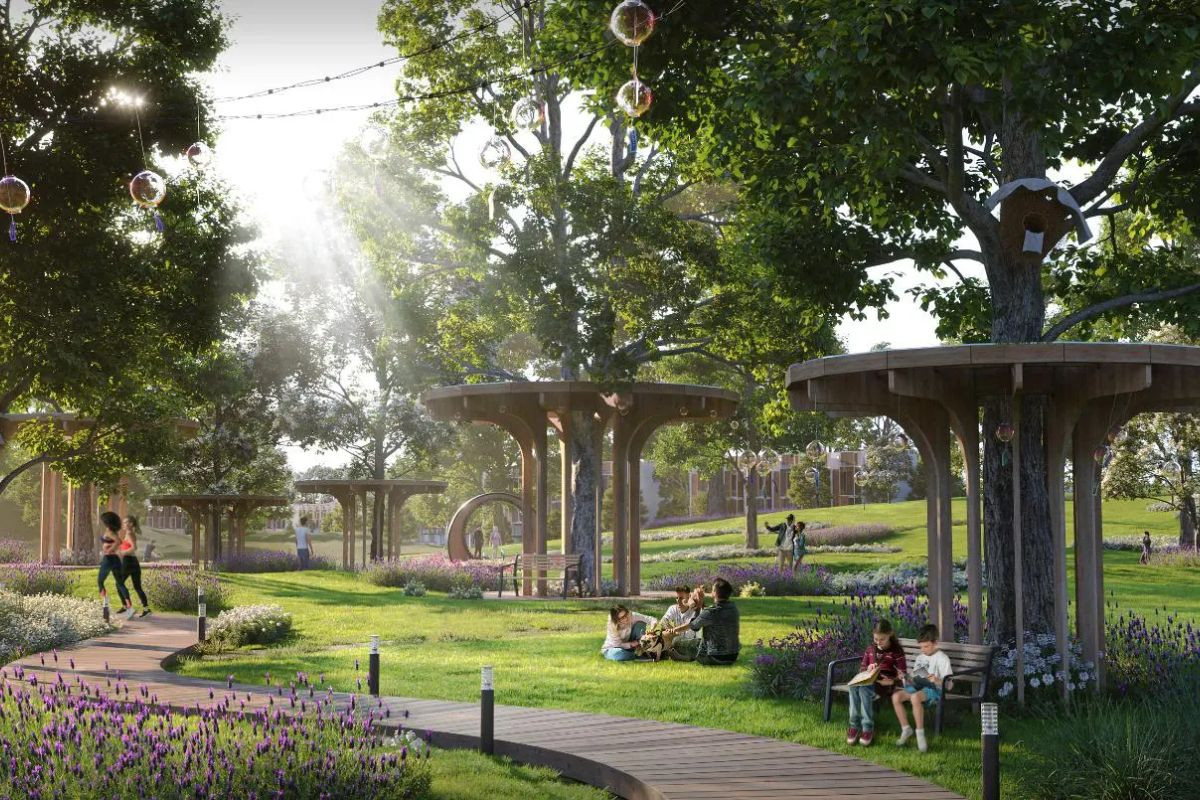 Bức tranh Blue Zones Ecovillage Saigon River có những gì?