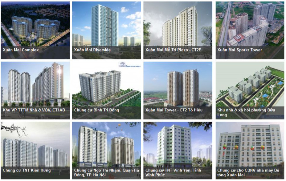 Các dự án khác của Xuân Mai Corp đã bàn giao