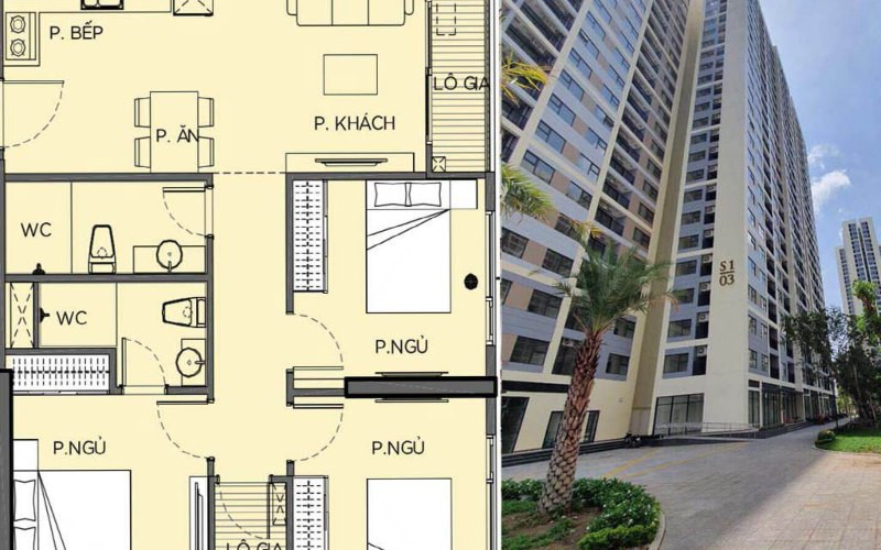 Căn hộ Rainbow Vinhomes Grand Park: Mặt bằng, thiết kế, tiện ích
