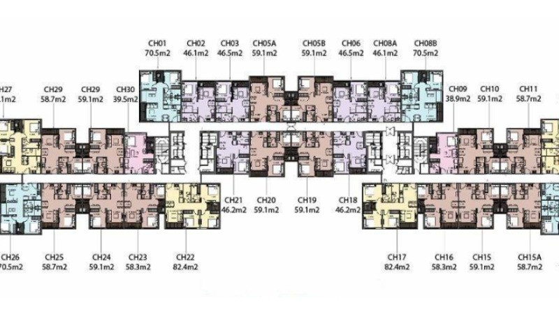 Căn hộ Rainbow Vinhomes Grand Park: Mặt bằng, thiết kế, tiện ích
