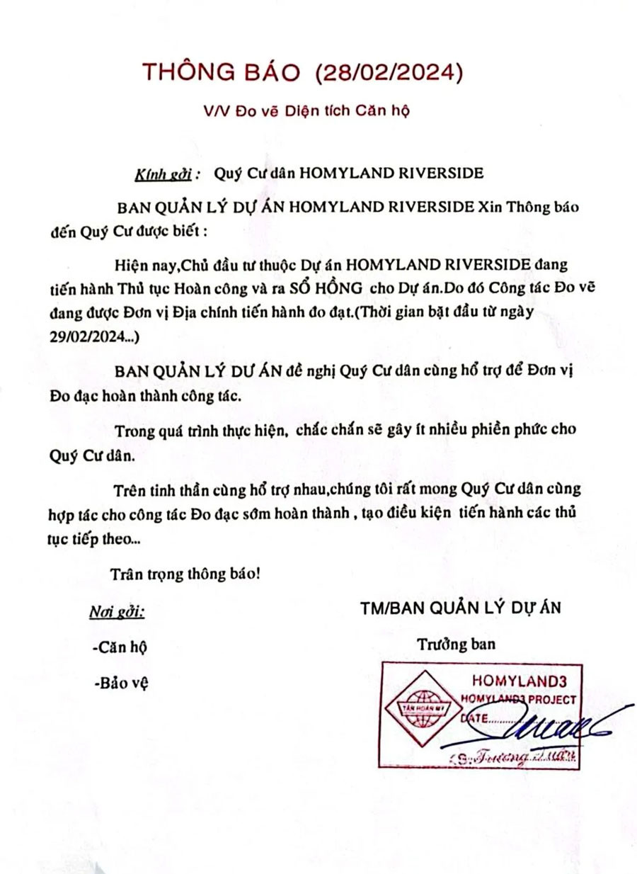 Chung cư Homyland 3 có sổ hồng chưa ? Pháp lý dự án như thế nào ?