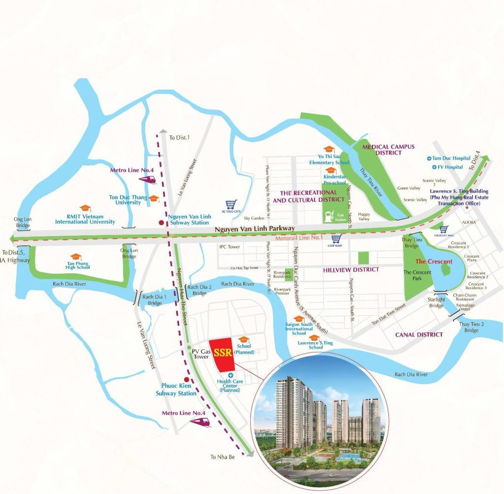 Chung cư Saigon South Residences: Không gian sống lý tưởng tại Nhà Bè