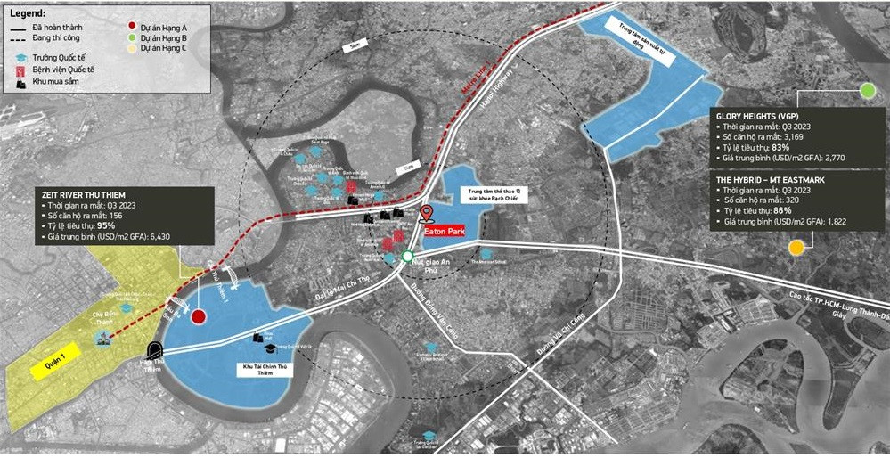 Chuỗi tiện ích dịch vụ đắt giá tại Eaton Park Gamuda Thủ Đức