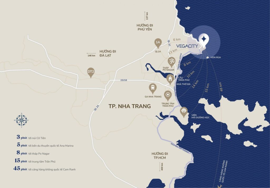 Địa chỉ Vega City Nha Trang vượng phong thuỷ thế nào?