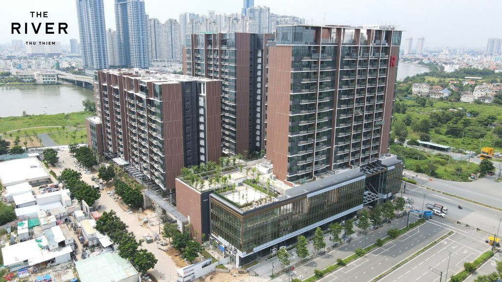 Hình ảnh thực tế dự án The River Thủ Thiêm 1