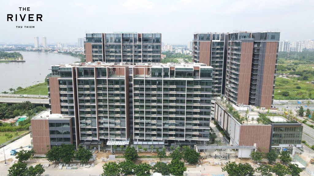 Hình ảnh thực tế dự án The River Thủ Thiêm 2