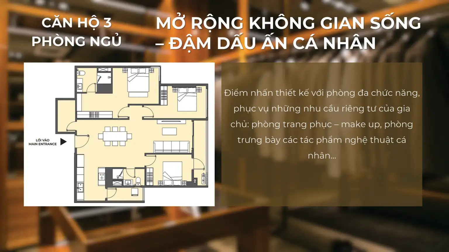Layout điện hình căn hộ 3PN