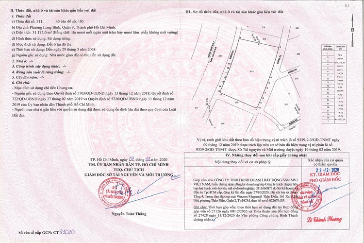 Legal Document of Glory Heights