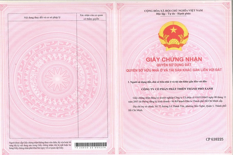 Legal Paper of Glory Heights