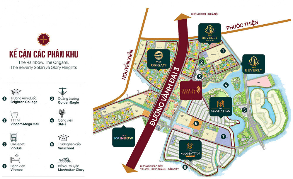 Location of Vinhomes Grand Park