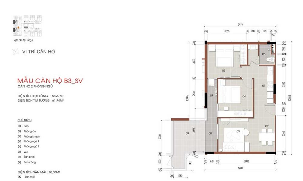 Thông tin mặt bằng dự án NOXH Thủ Thiêm Green House