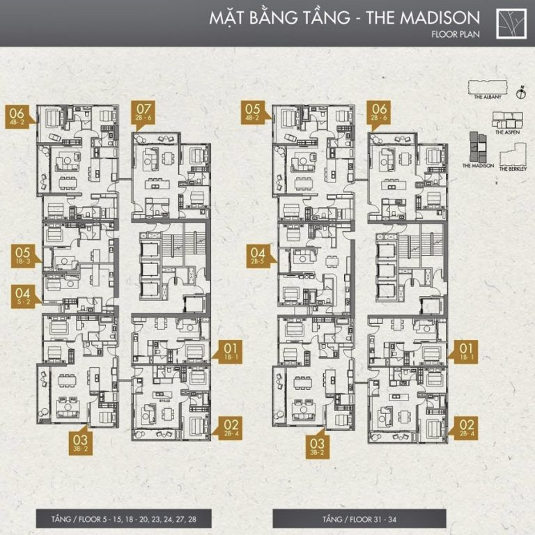 Mặt bằng dự án Gateway Thảo Điền