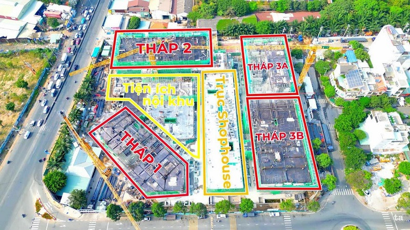Mặt bằng dự án Green Square Dĩ An