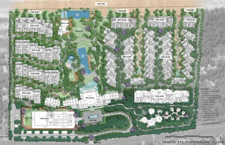 Mặt bằng khu biệt thự