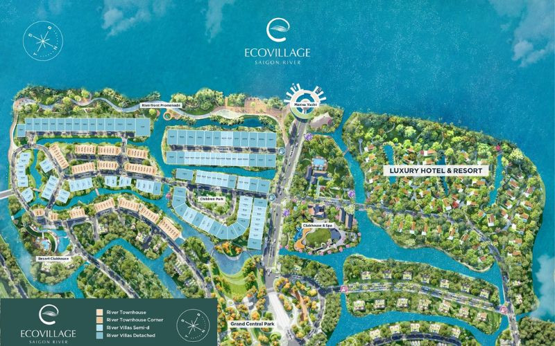Mặt Bằng Layout Eco Village Saigon River có gì đặc biệt ?